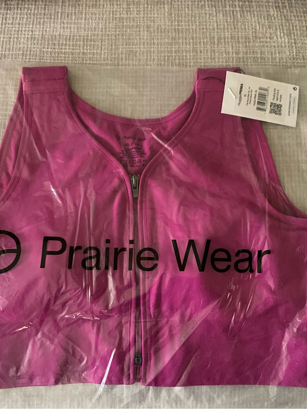 Women's Front-zip Post Mastectomy Compression Bra  NWT SZ, XL